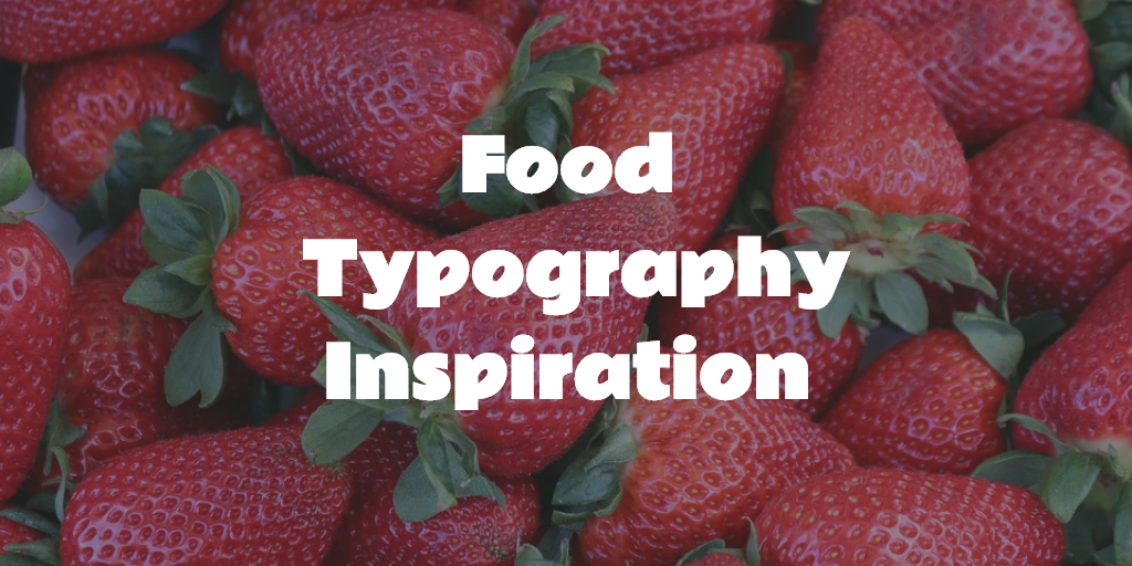 food typography