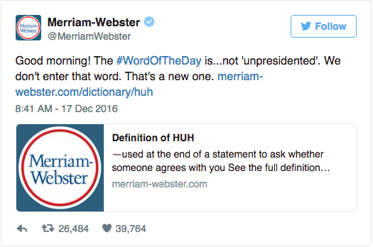 Merriam-Webster Brings The Snark With Its Social Media
