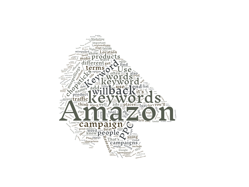 Use a wordcloud to figure out the most popular keywords.